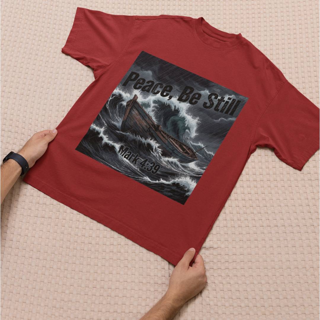 Peace Be Still - D3 - Unisex Oversized Classic T-Shirt