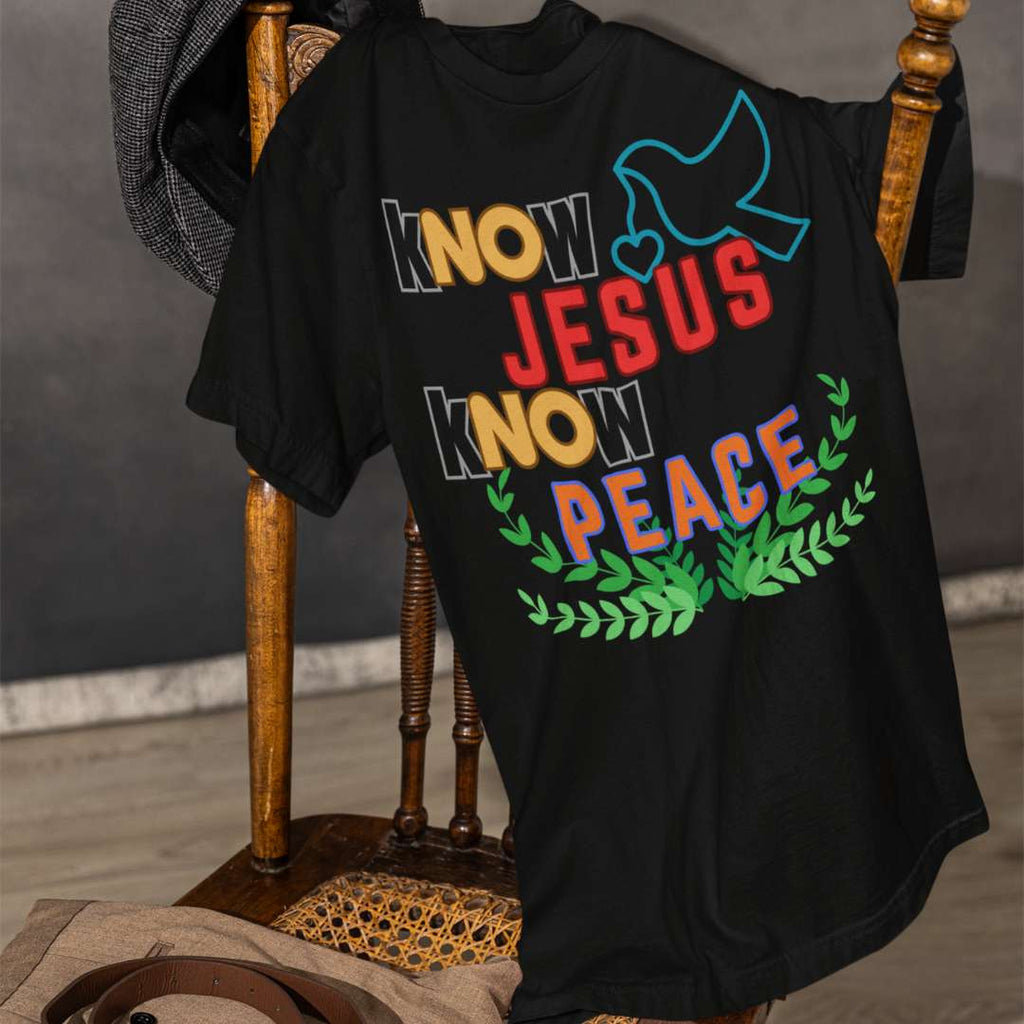 kNOw Jesus kNOw Peace - Unisex Supima T-Shirt