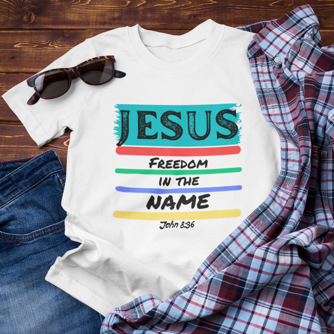 Jesus (Freedom in the Name) - Unisex Supima T-Shirt