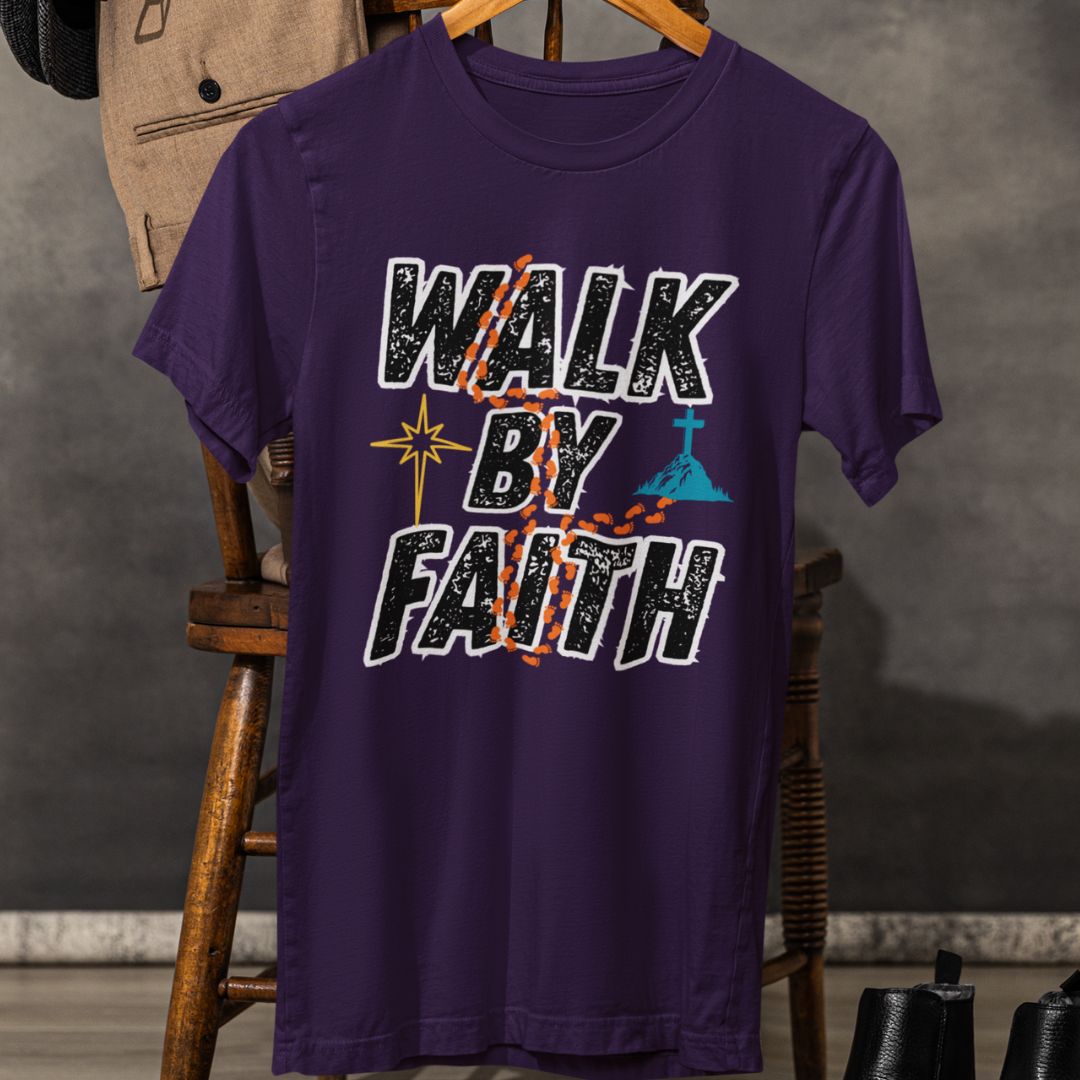 Walk by Faith - Unisex Oversized Classic T-Shirt