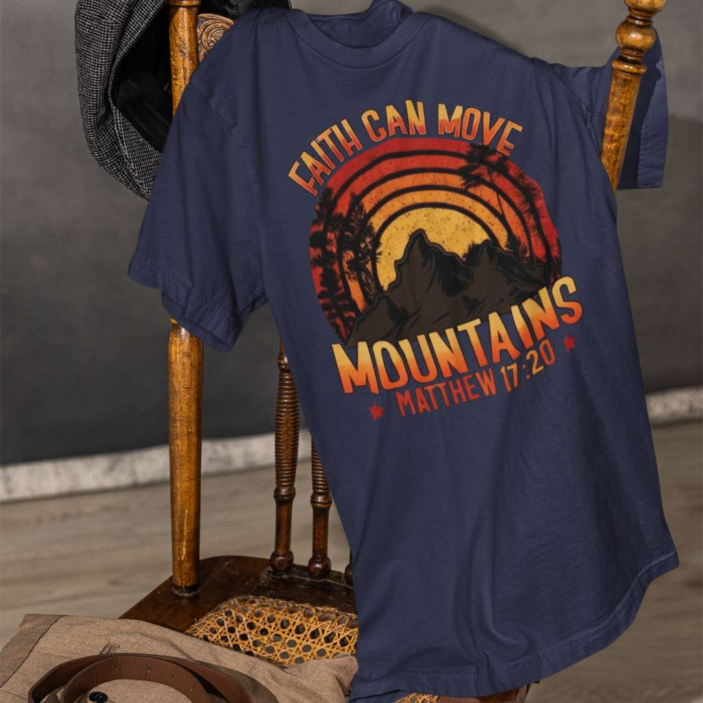 Faith Can Move Mountains - Unisex Supima T-Shirt