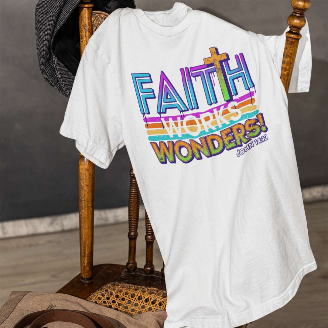 Faith Works Wonders - Unisex Supima T-Shirt