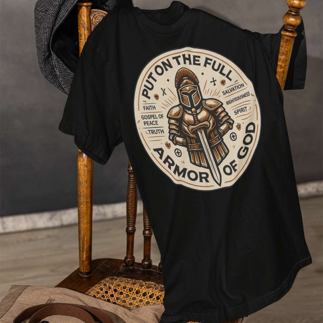 Put on the Full Armor of God - D1 - Unisex Supima T-Shirt