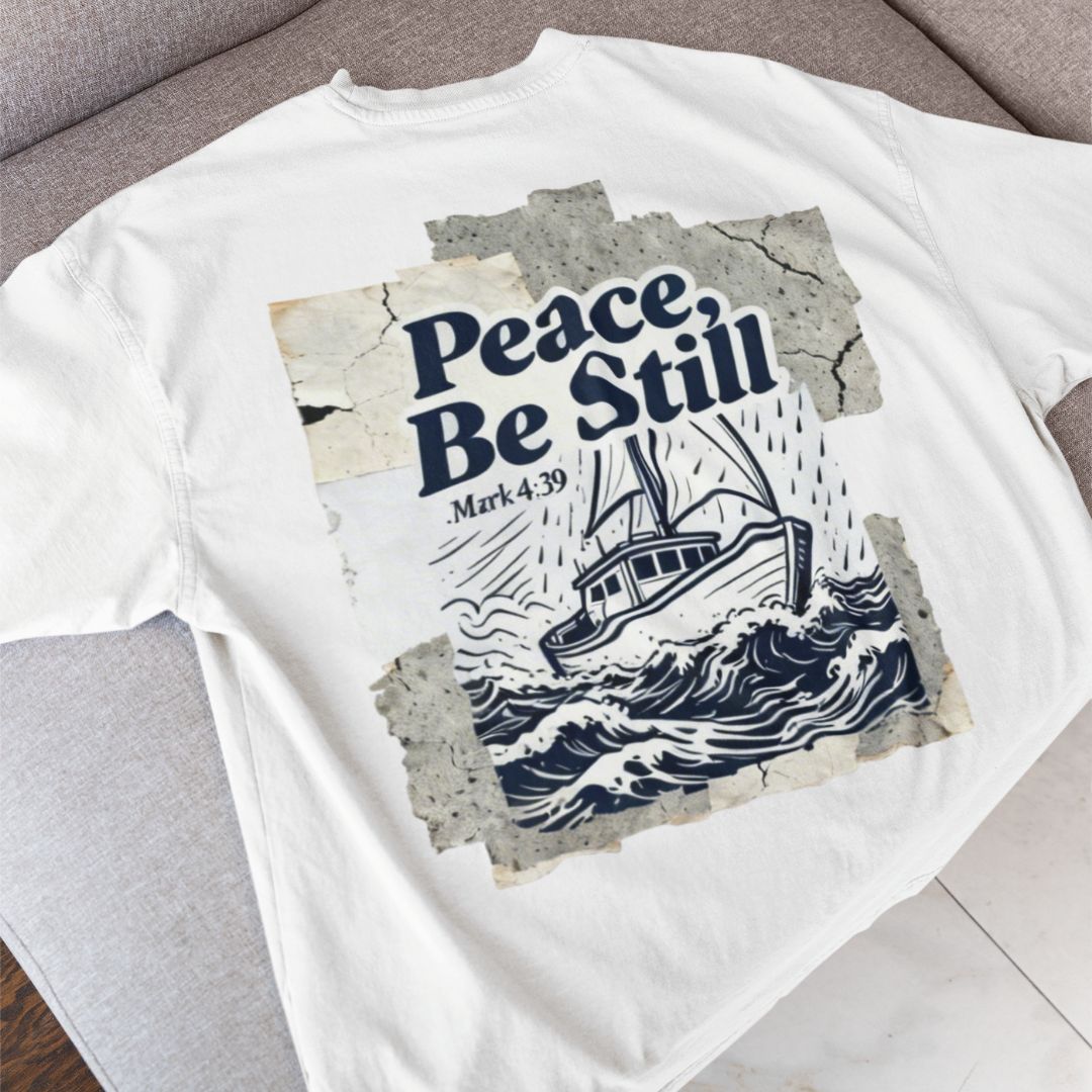 Peace Be Still - D1 - Unisex Oversized Classic T-Shirt