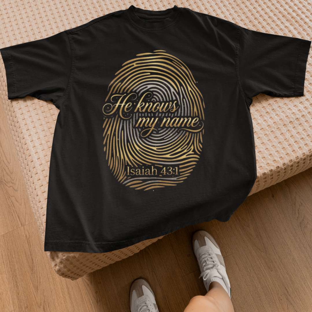 He Knows My Name - Unisex Oversized Classic T-Shirt