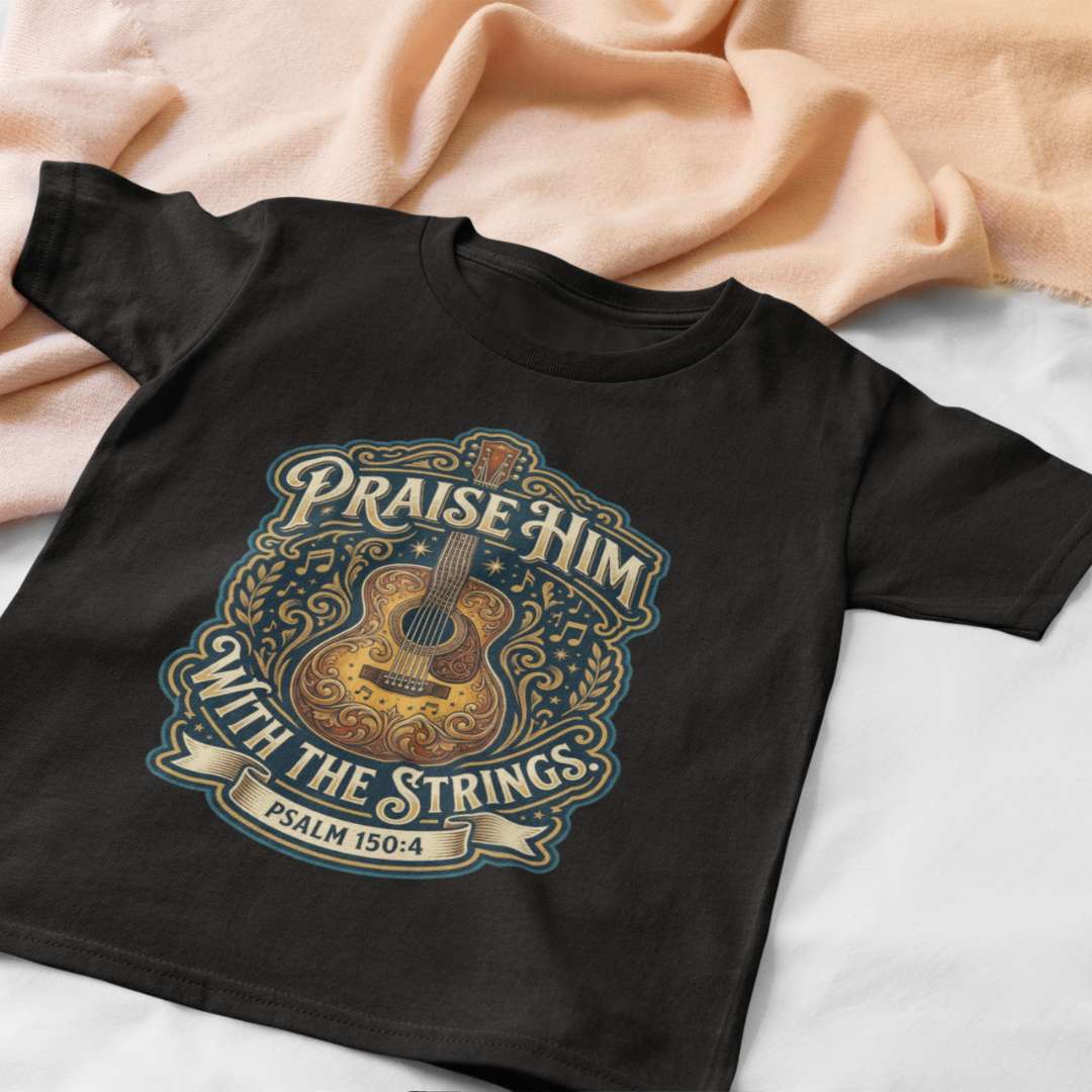 Praise Him With the Strings - Unisex Supima T-Shirt