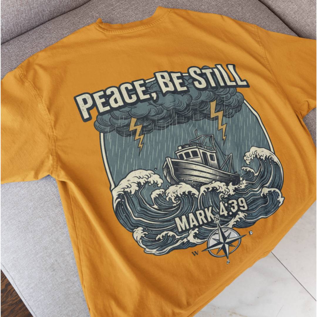 Peace Be Still - D2 - Unisex Oversized Classic T-Shirt