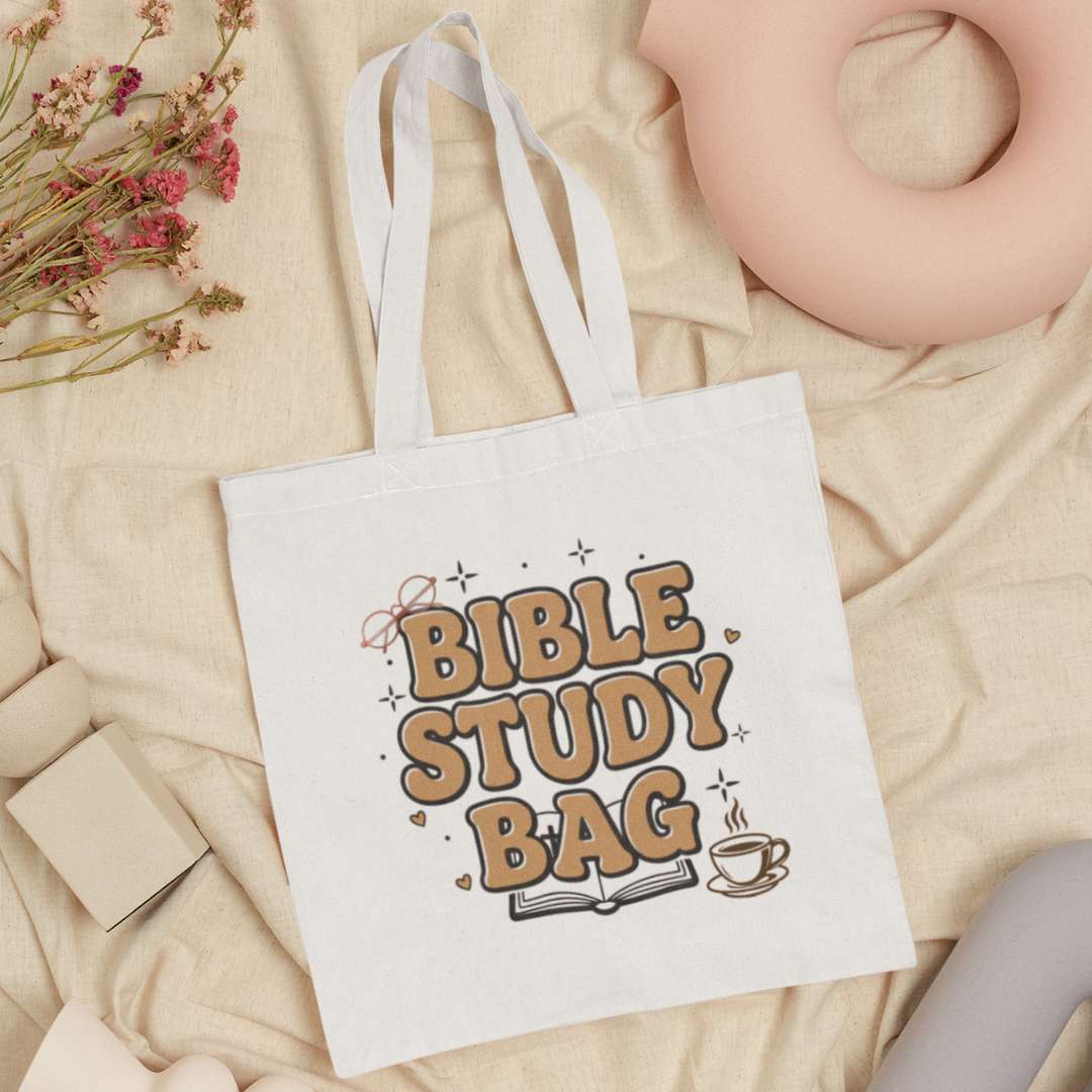 Bible Study Bag D2 - Essential Signature Tote Bag (with Zipper)