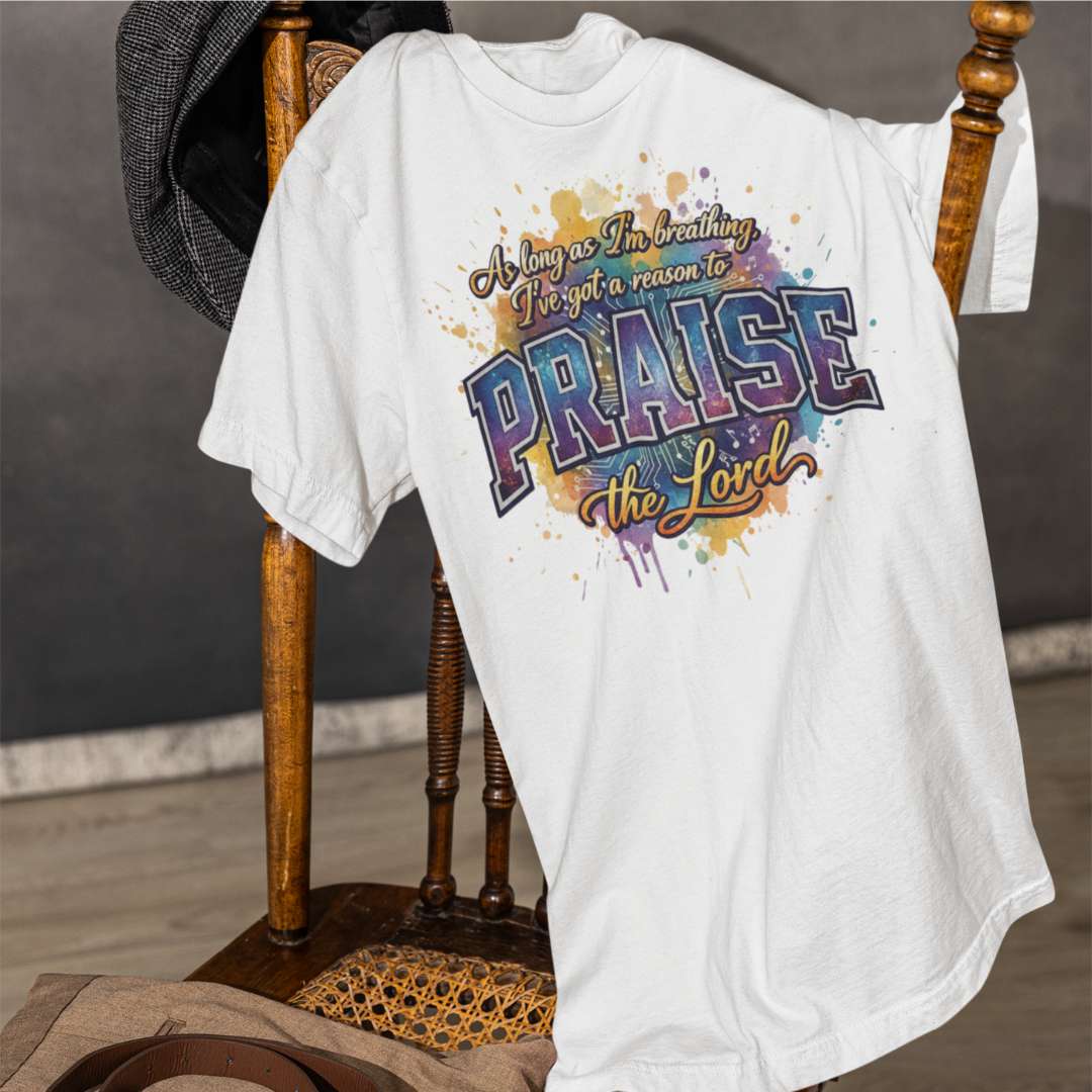 As Long As I'm Breathing I'll Praise - Unisex Supima T-Shirt