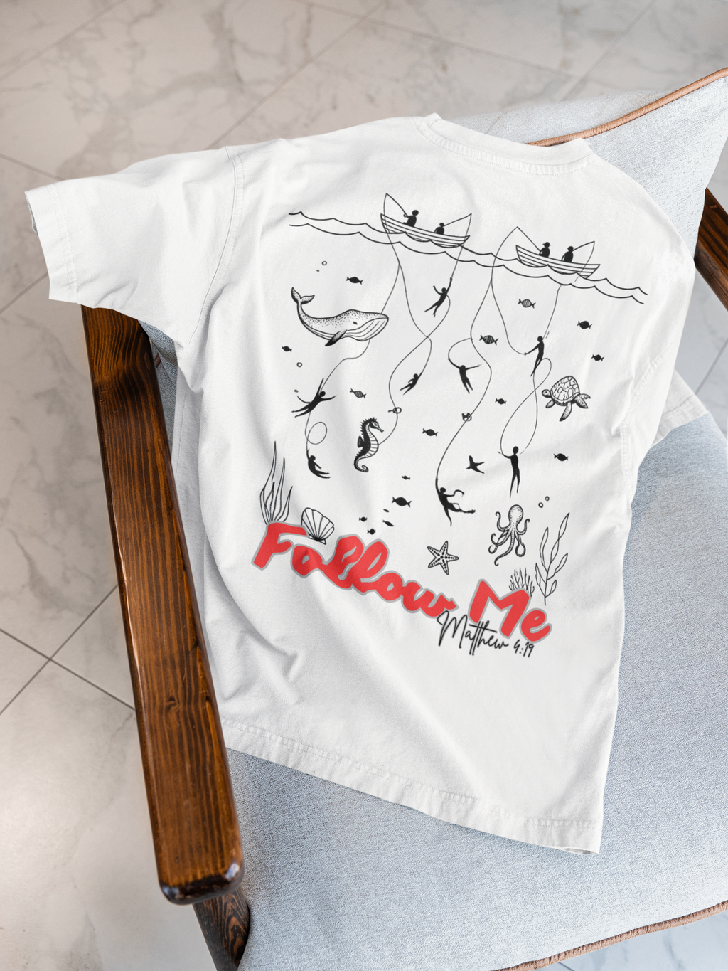 Follow Me - Unisex Oversized Classic T-Shirt