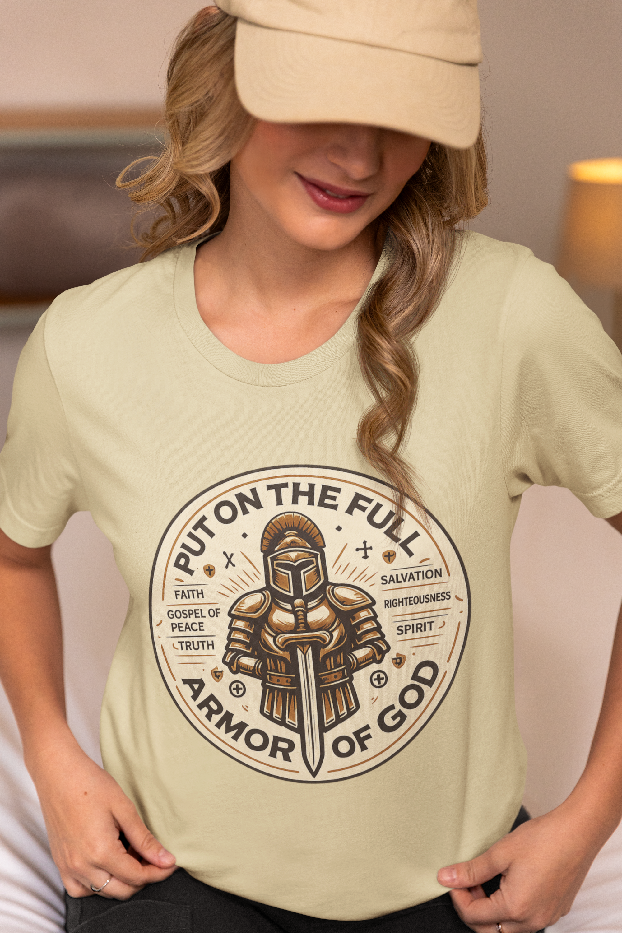 Put on the Full Armor of God - D1 - Unisex Supima T-Shirt