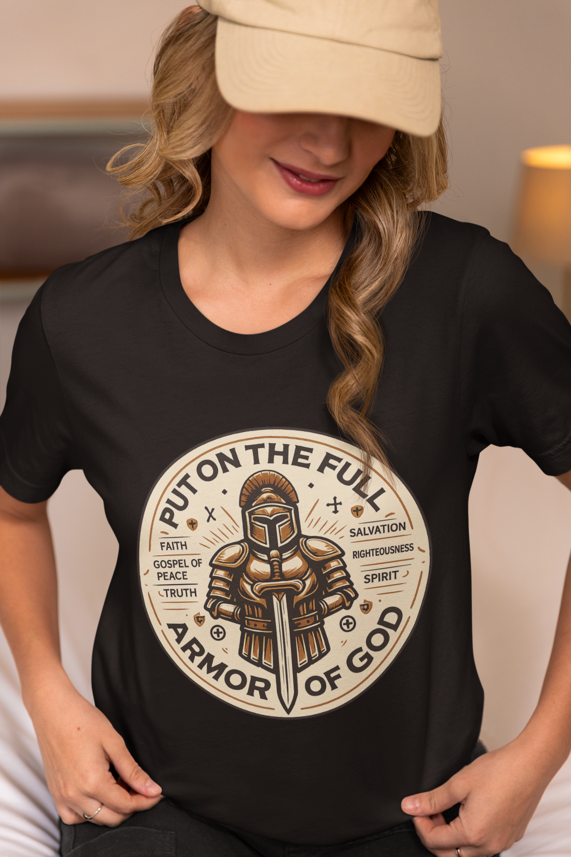 Put on the Full Armor of God - D1 - Unisex Supima T-Shirt