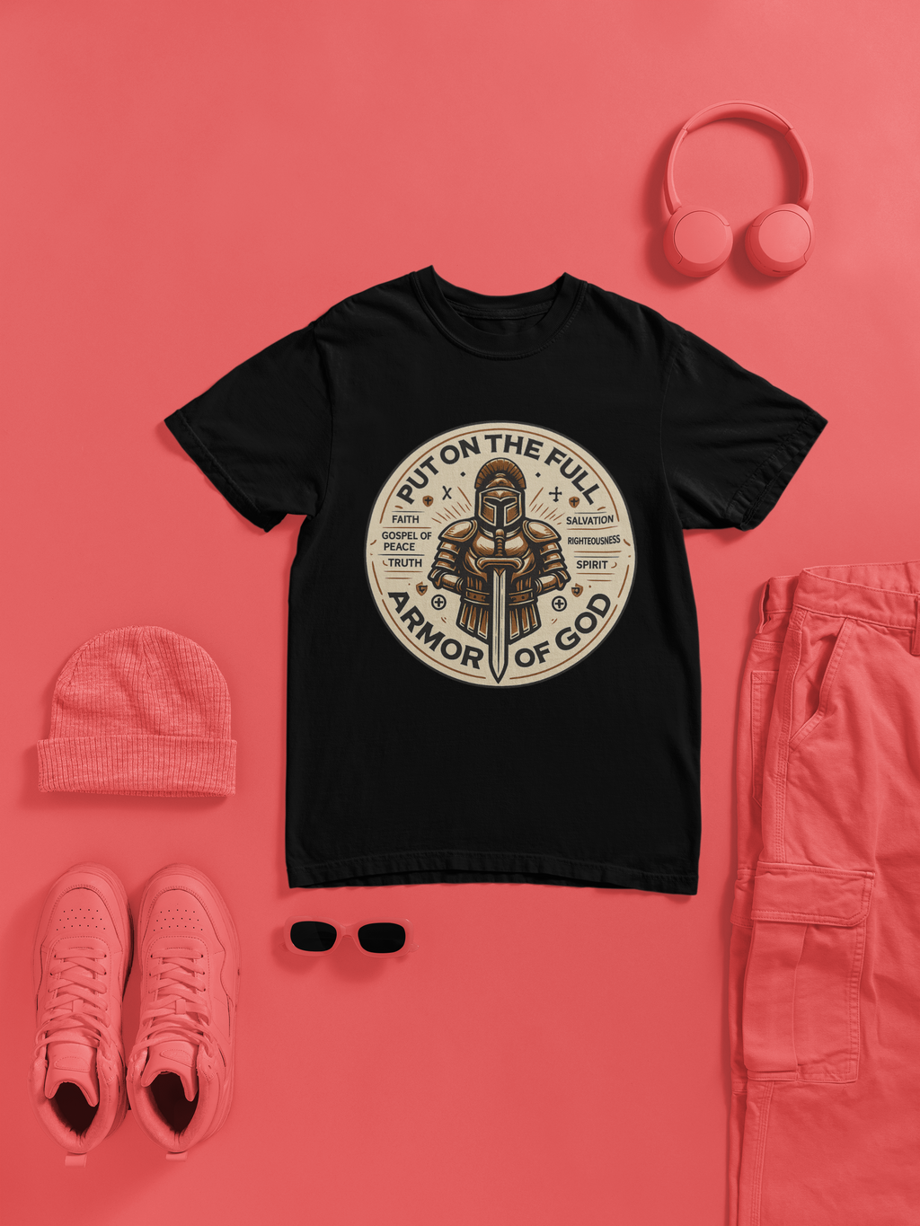 Put on the Full Armor of God - D1 - Unisex Supima T-Shirt