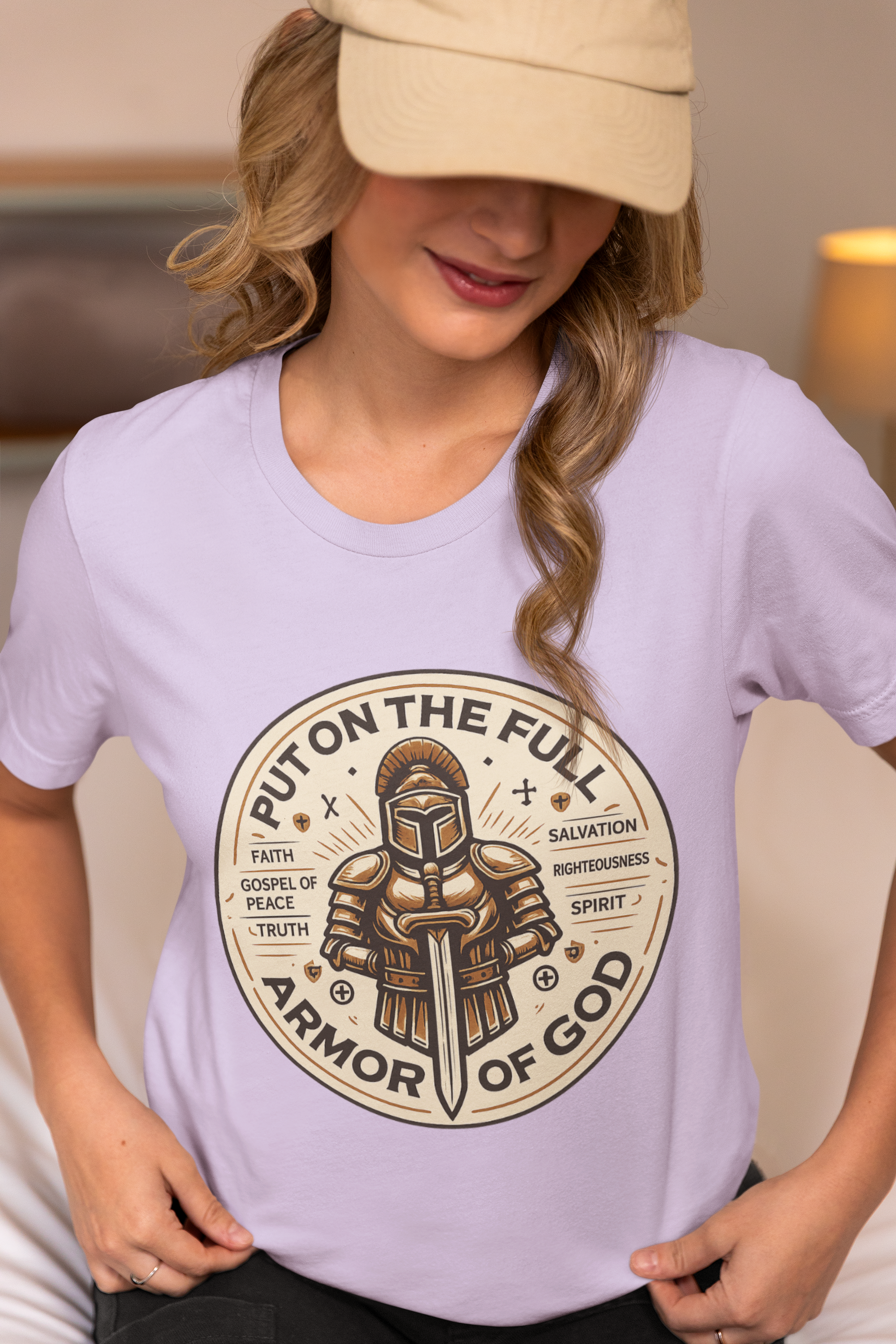 Put on the Full Armor of God - D1 - Unisex Supima T-Shirt