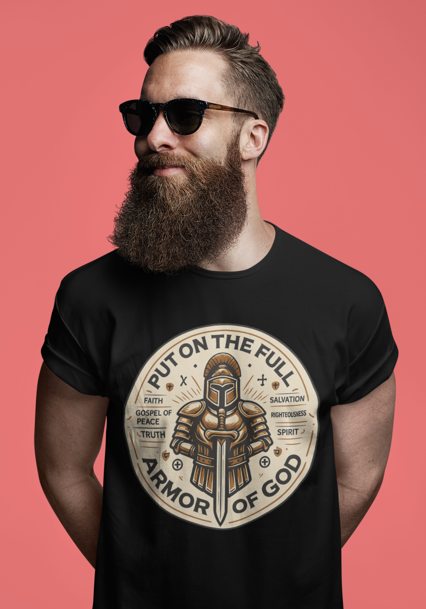 Put on the Full Armor of God - D1 - Unisex Supima T-Shirt