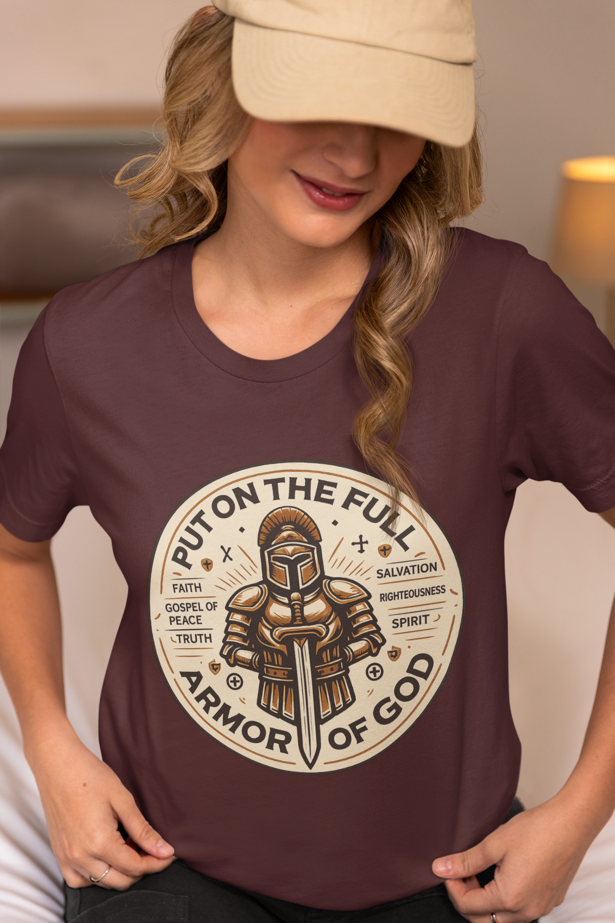 Put on the Full Armor of God - D1 - Unisex Supima T-Shirt