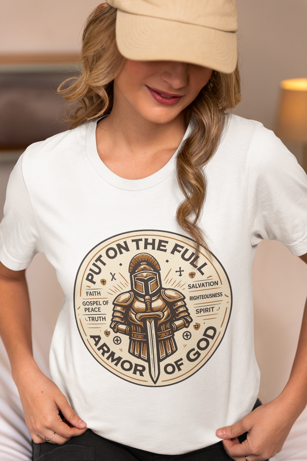 Put on the Full Armor of God - D1 - Unisex Supima T-Shirt