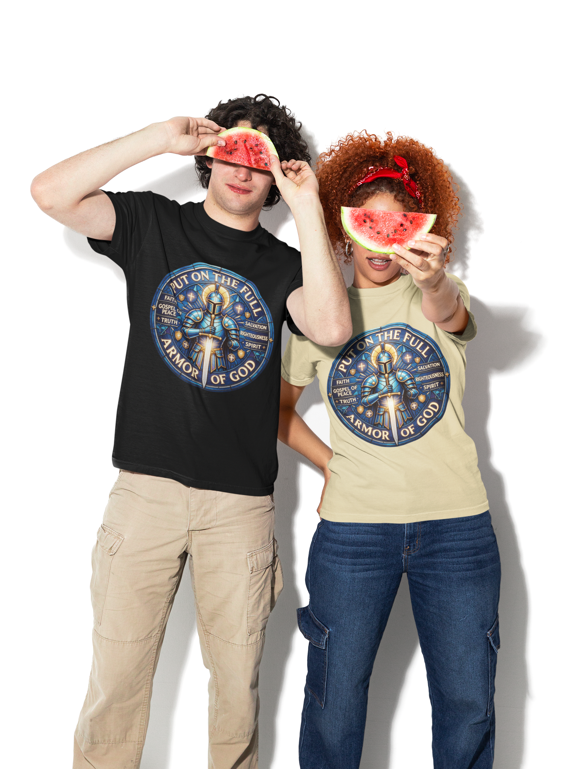 Put on the Full Armor of God - D2 - Unisex Supima T-Shirt