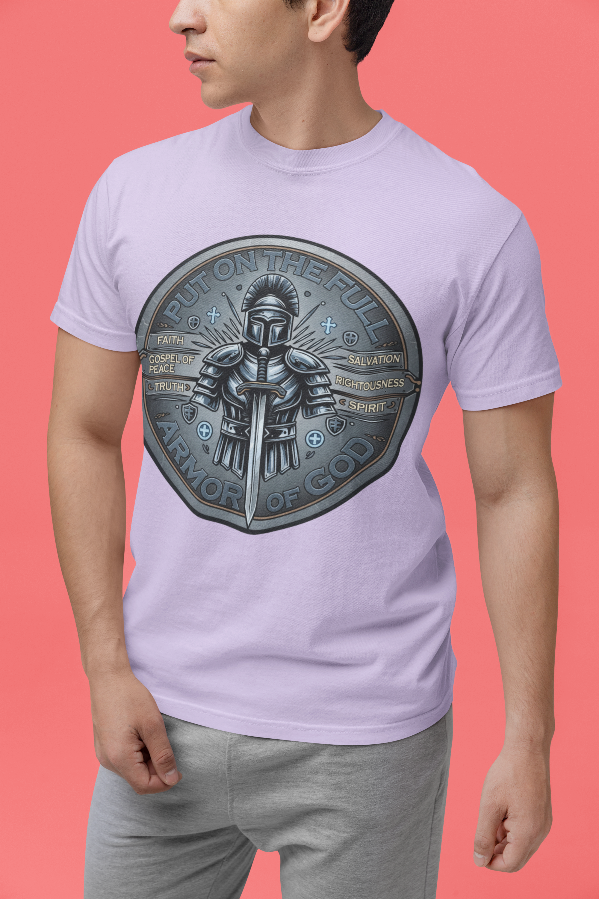 Put on the Full Armor of God - D3 - Unisex Supima T-Shirt