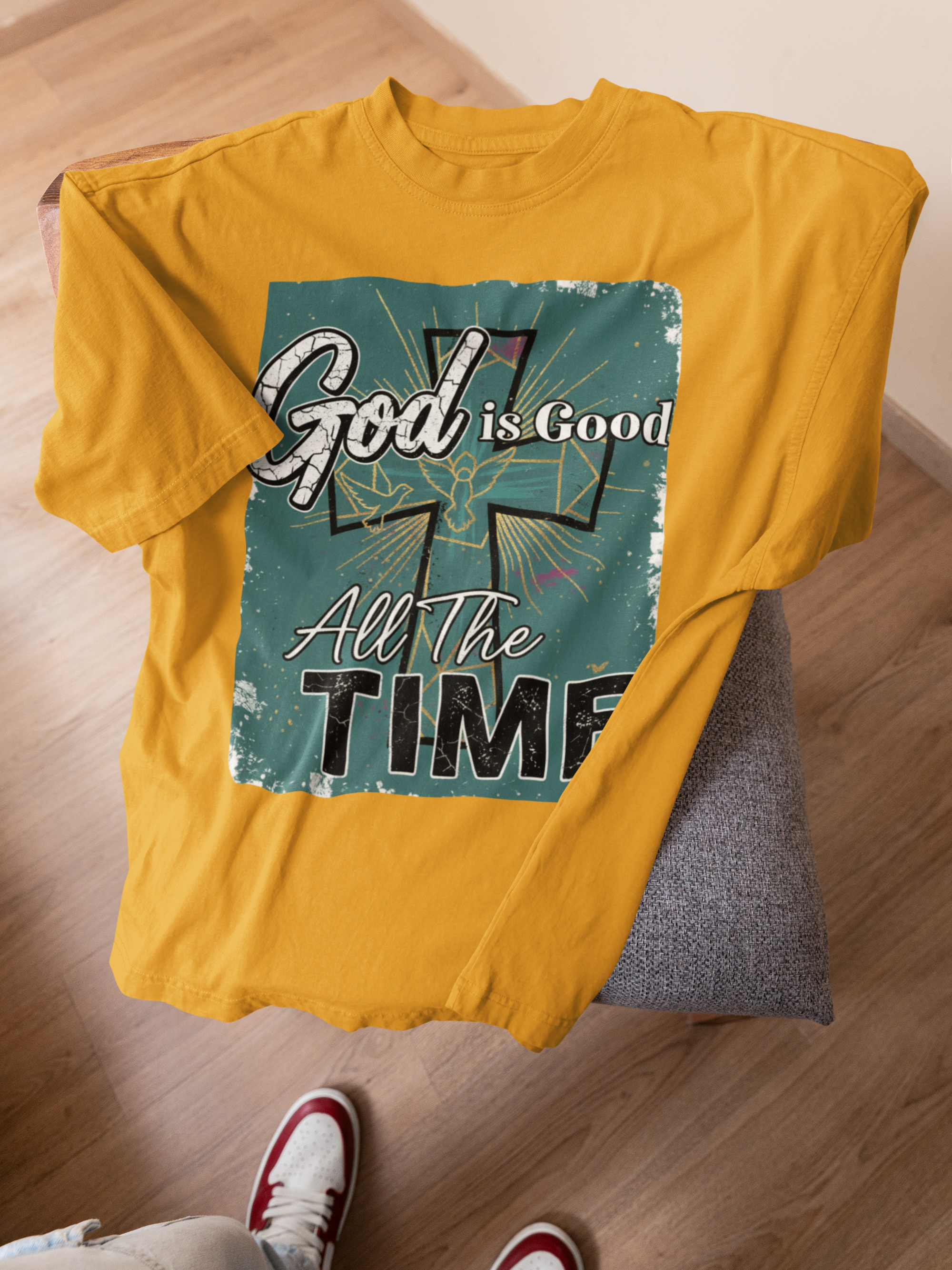 God is Good All the Time - D2 - Unisex Oversized Classic T-Shirt