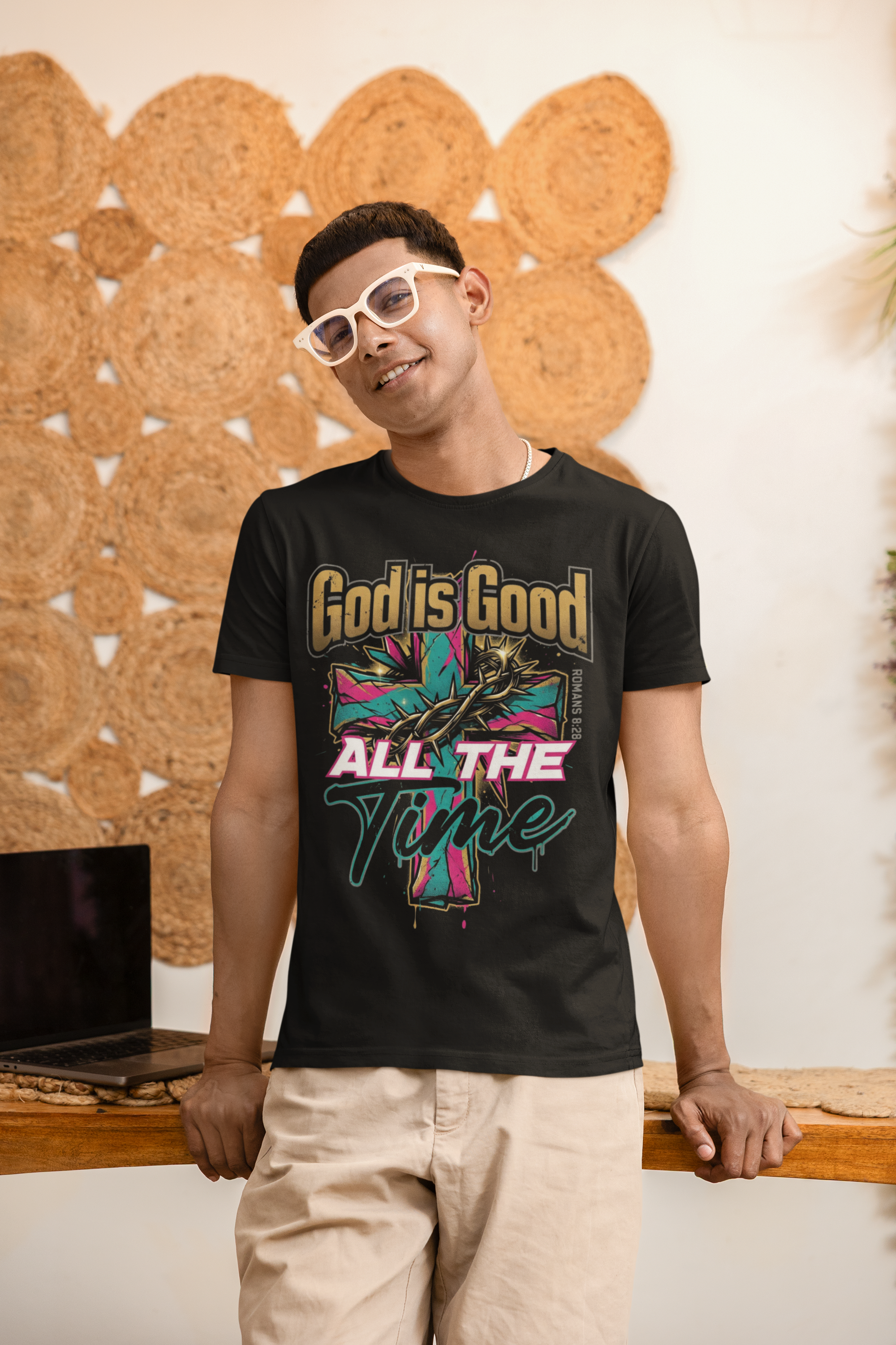 God is Good All the Time - D1- Unisex Supima T-Shirt