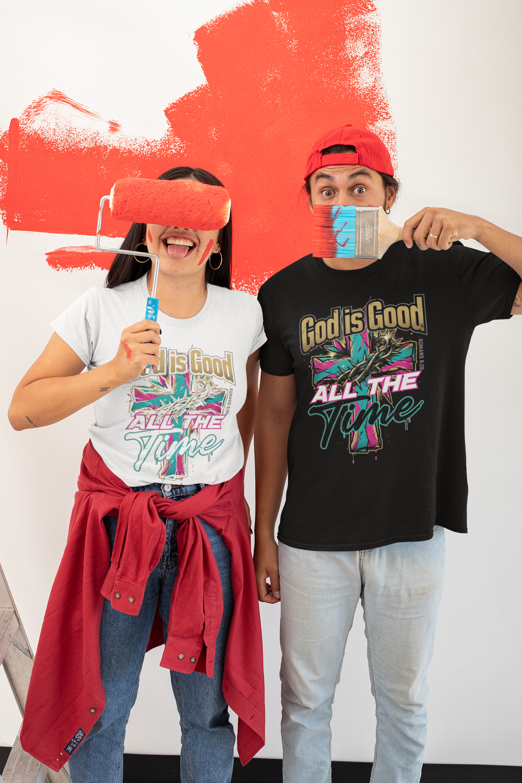 God is Good All the Time - D1- Unisex Supima T-Shirt