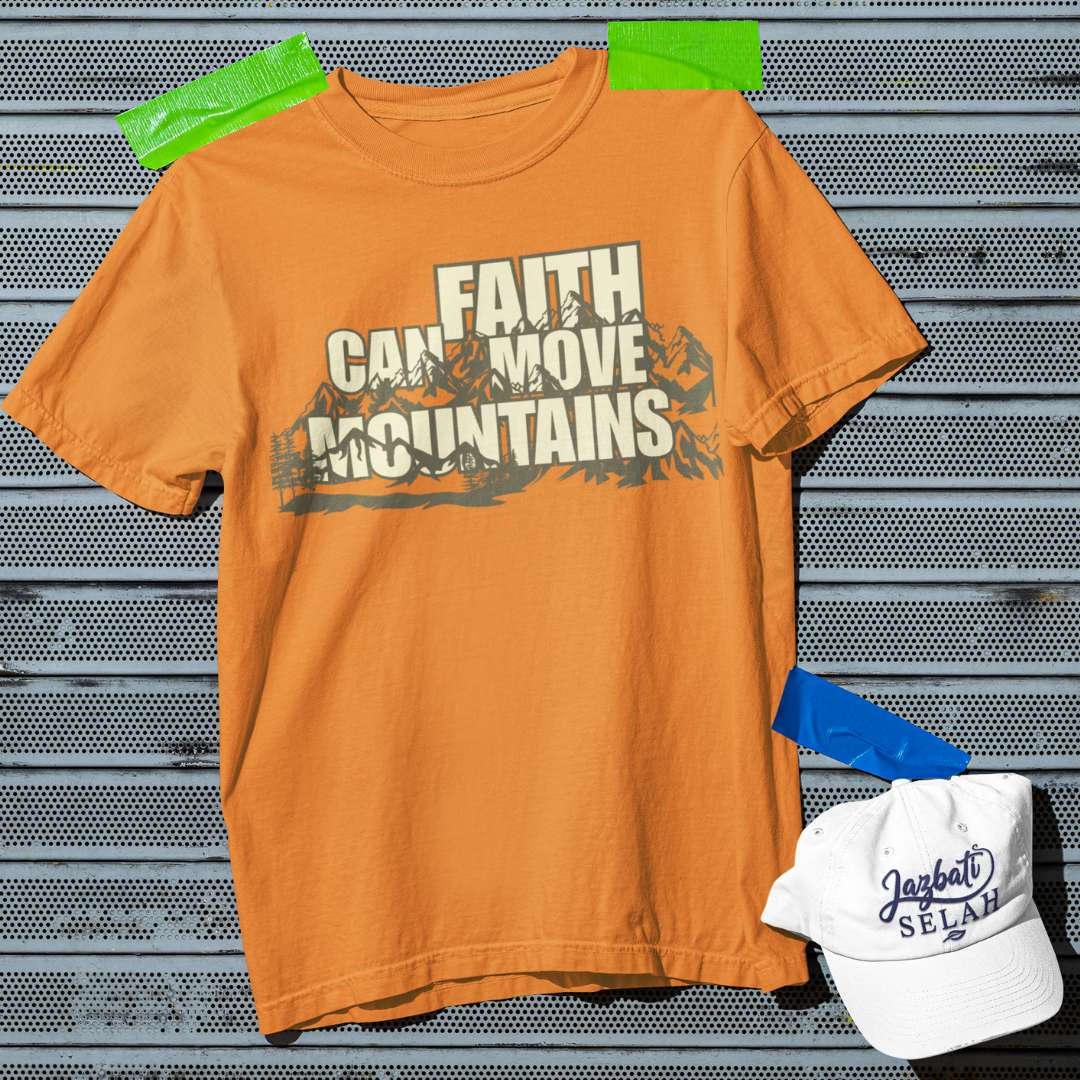 Faith Moves Mountains - Unisex Oversized Classic T-Shirt