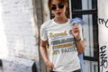 Saved by Grace Powered by Faith - Unisex Supima T-Shirt