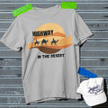 Highway in the Desert - Unisex Oversized Classic T-Shirt