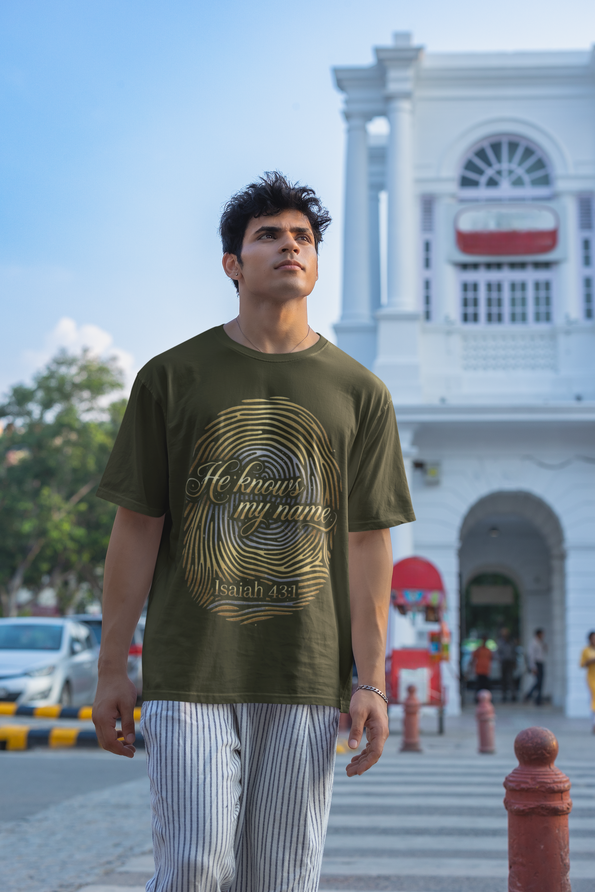 He Knows My Name - Unisex Oversized Classic T-Shirt