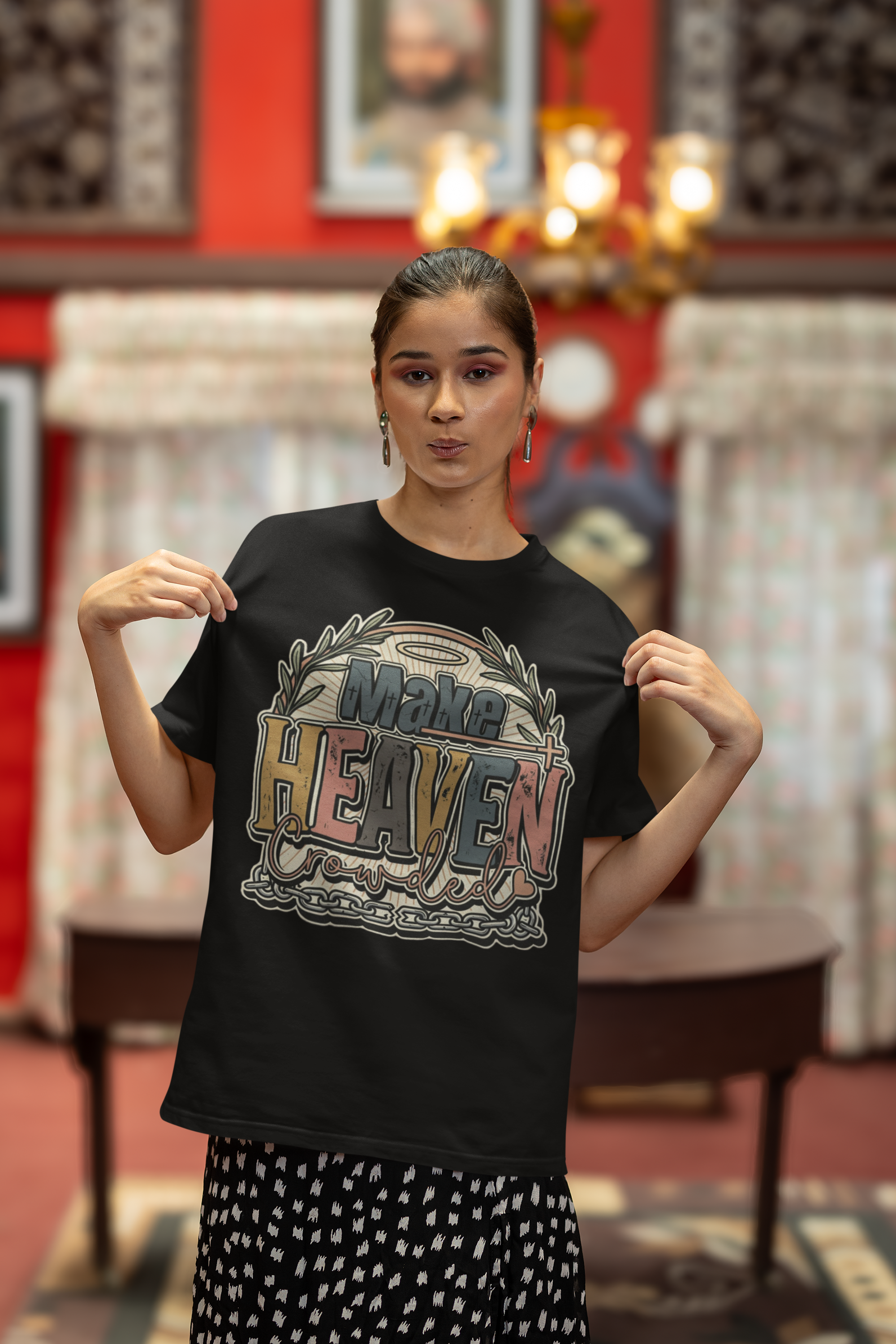 Make Heaven Crowded - Unisex Oversized Classic T-Shirt