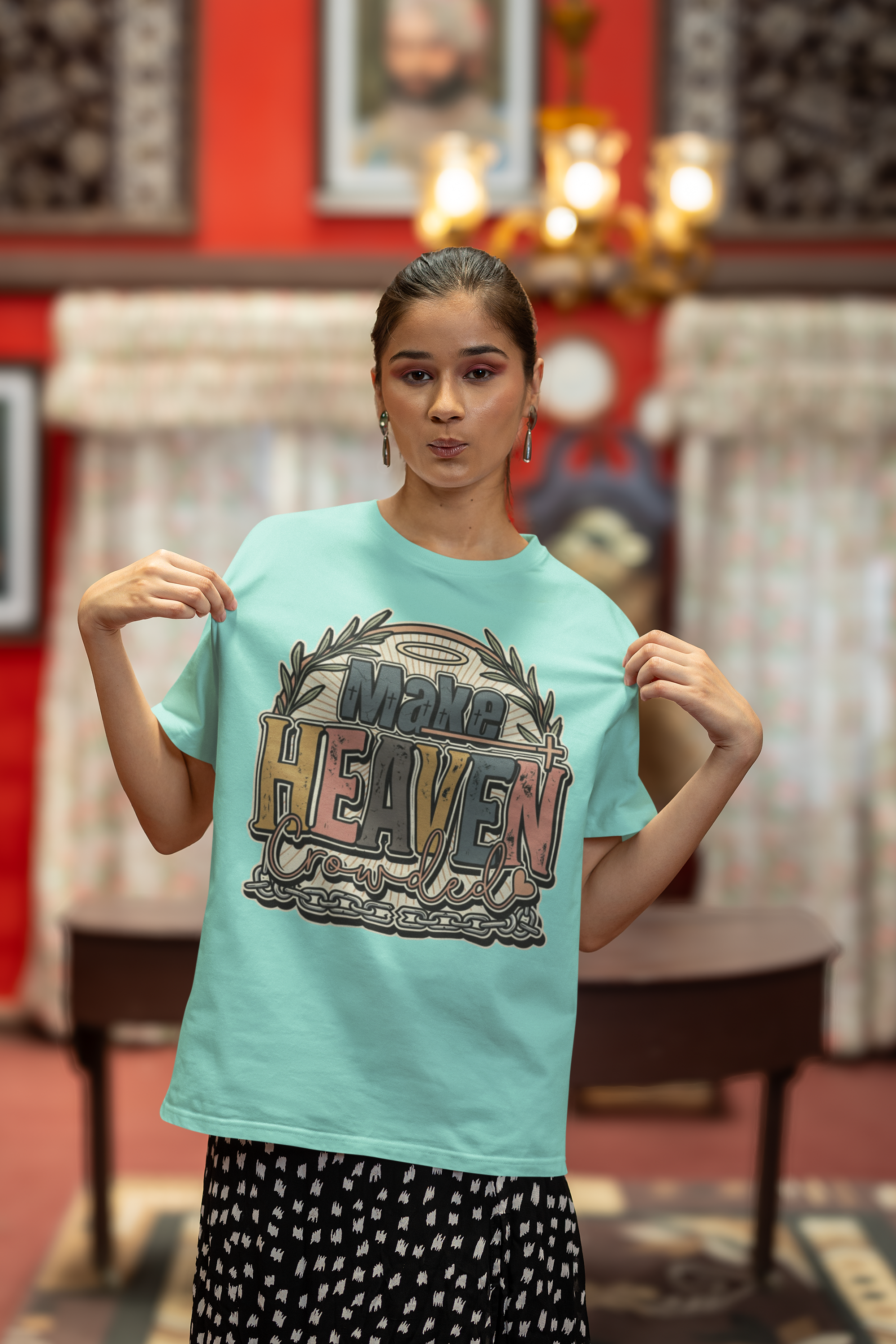 Make Heaven Crowded - Unisex Oversized Classic T-Shirt