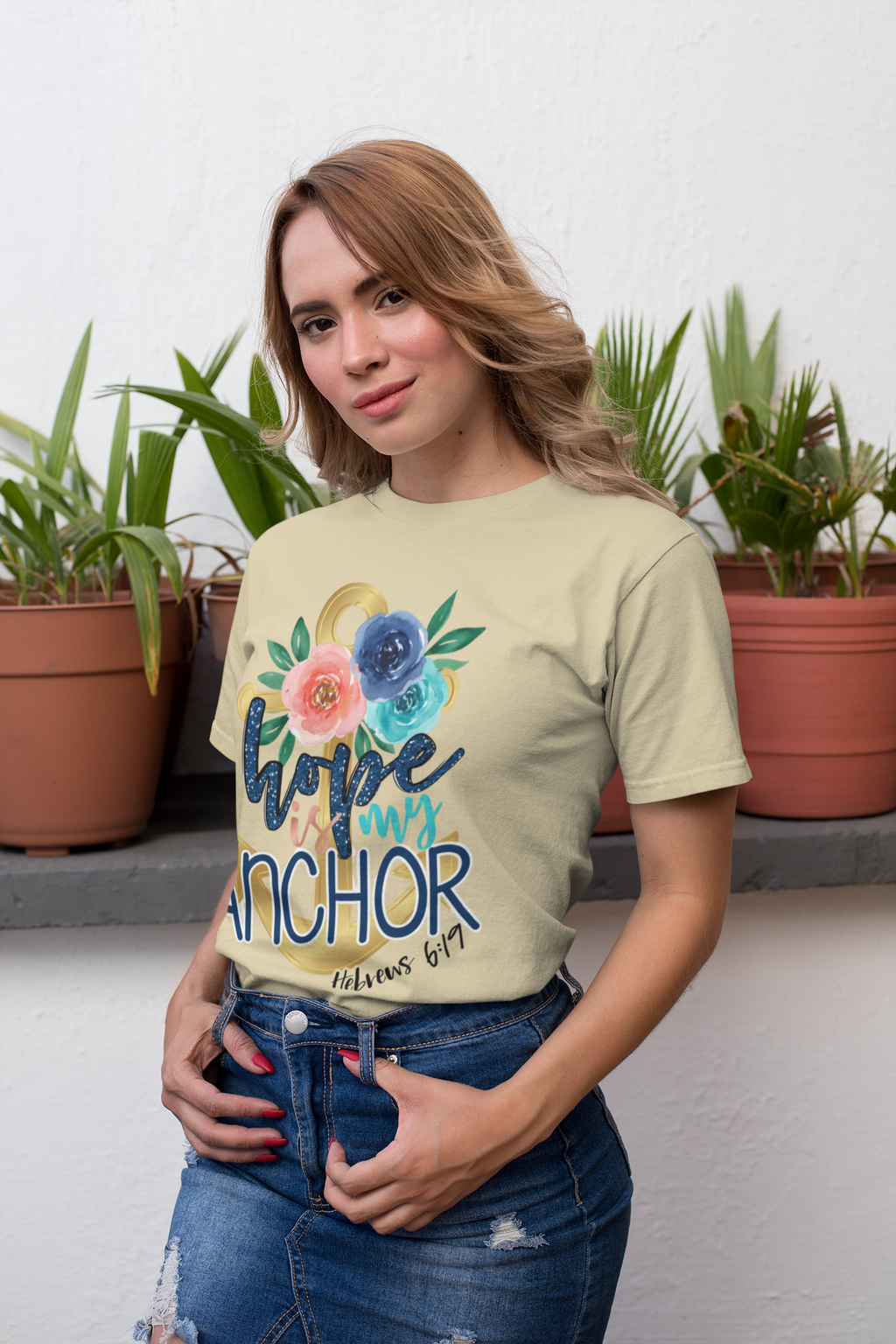 Hope is My Anchor - Unisex Supima T-Shirt