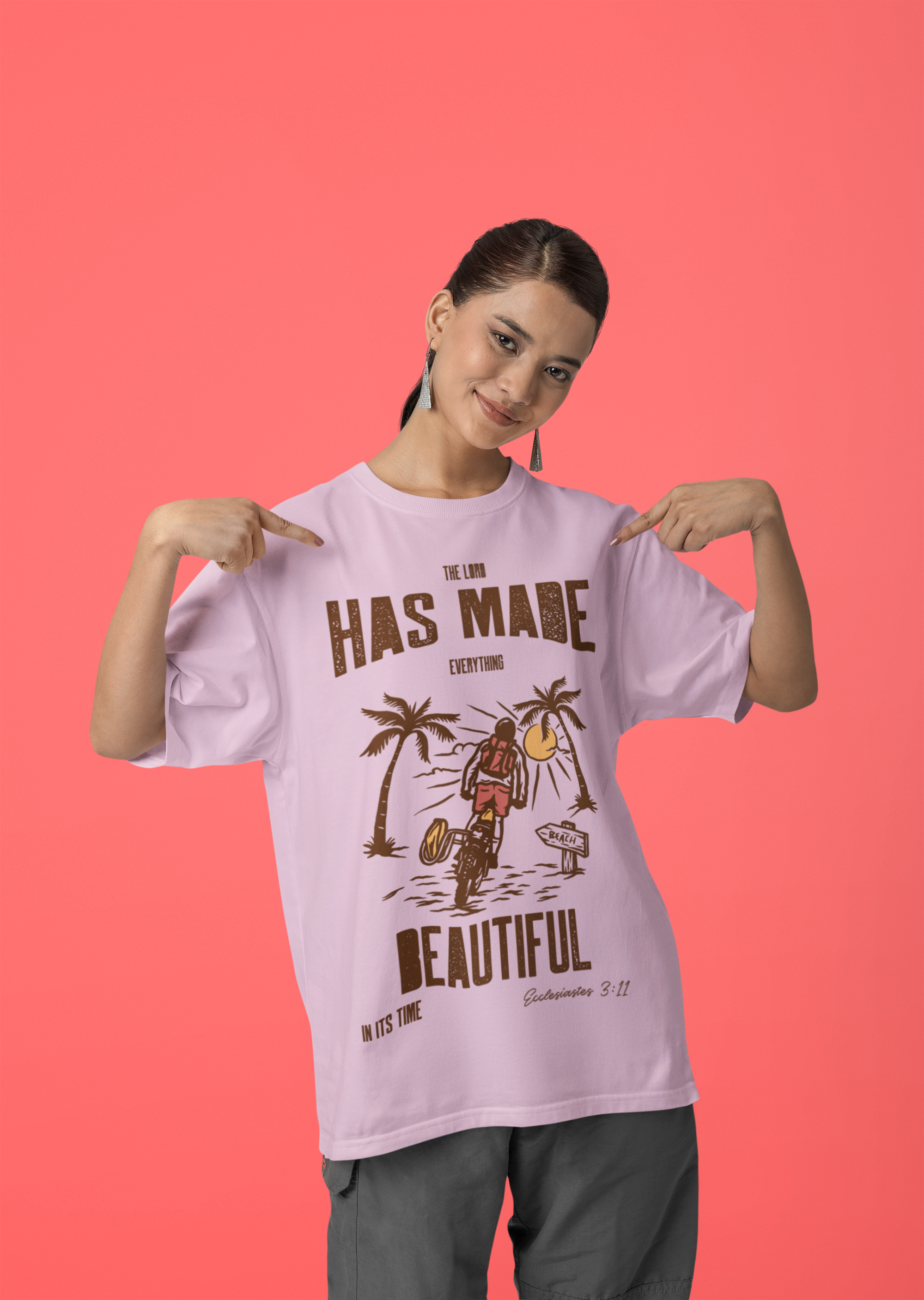 Everything Beautiful in It's Time- Unisex Oversized Classic T-Shirt