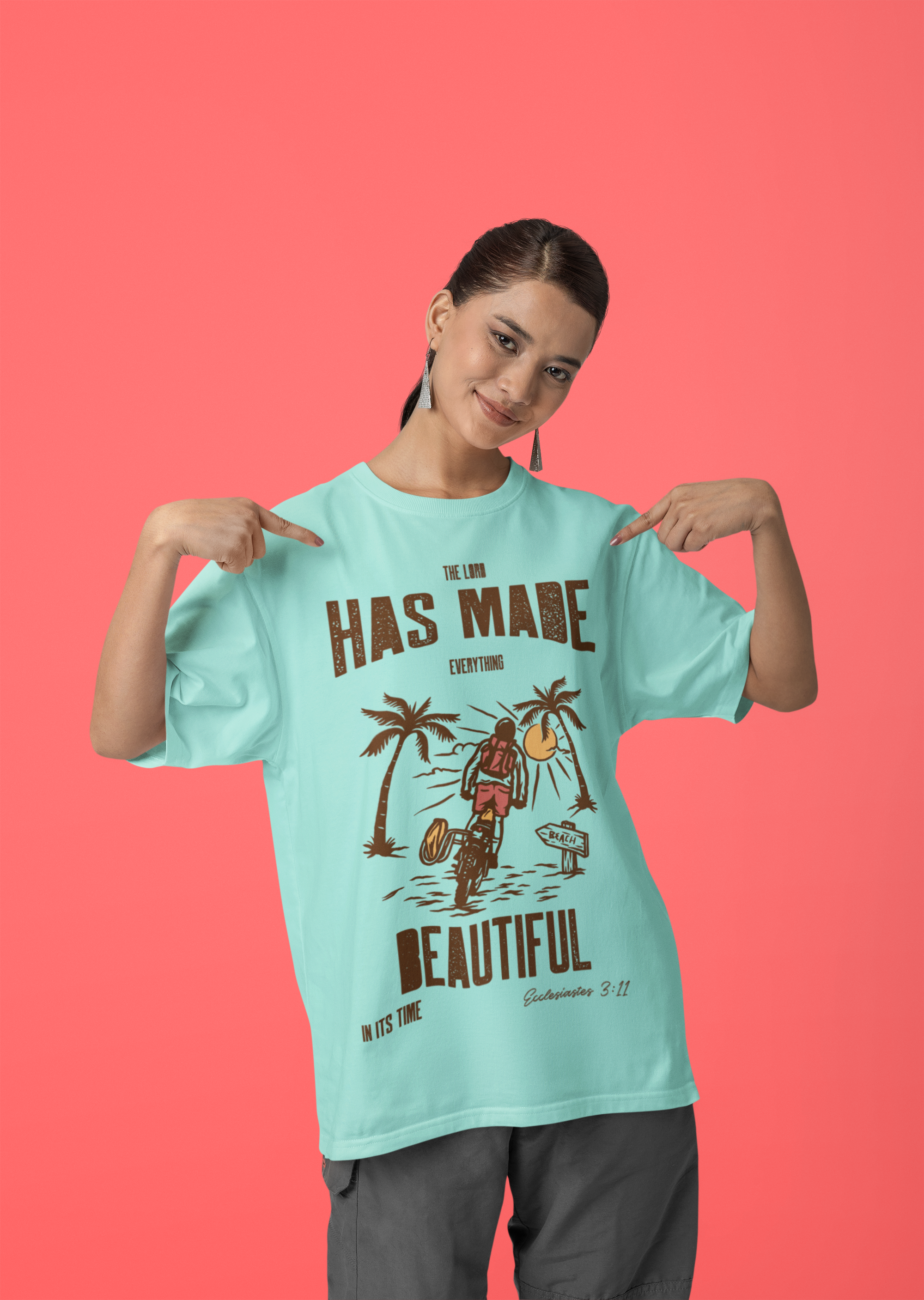Everything Beautiful in It's Time- Unisex Oversized Classic T-Shirt