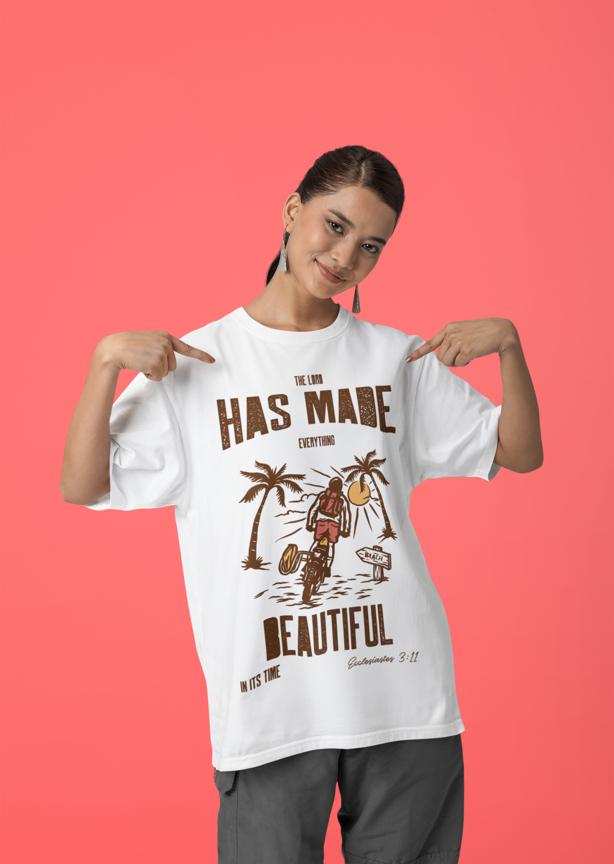 Everything Beautiful in It's Time- Unisex Oversized Classic T-Shirt