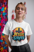 Jesus Saves - Unisex Supima T-Shirt