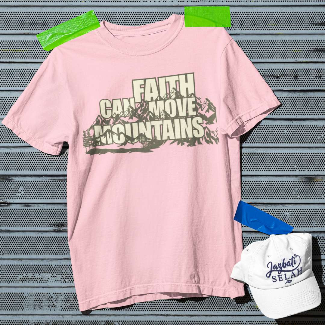 Faith Moves Mountains - Unisex Oversized Classic T-Shirt