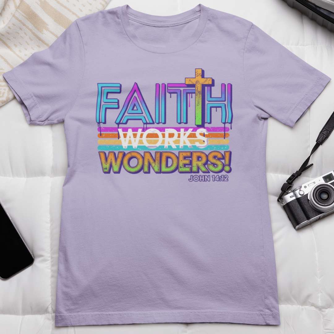 Faith Works Wonders - Unisex Supima T-Shirt
