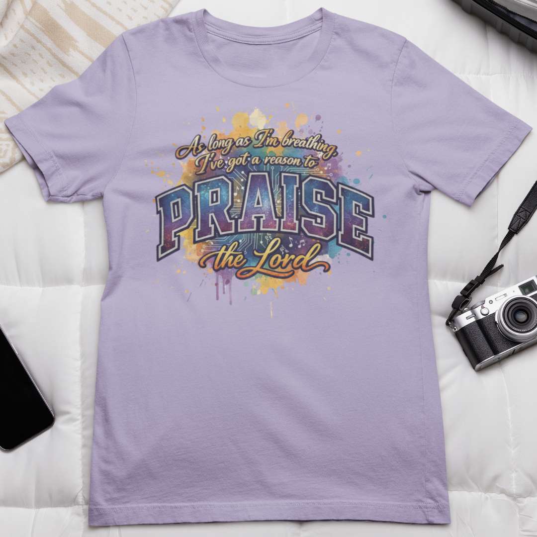 As Long As I'm Breathing I'll Praise - Unisex Supima T-Shirt