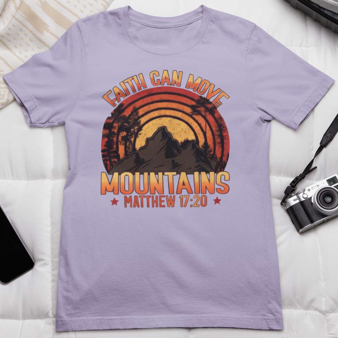 Faith Can Move Mountains - Unisex Supima T-Shirt