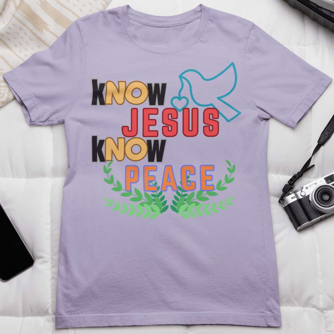 kNOw Jesus kNOw Peace - Unisex Supima T-Shirt