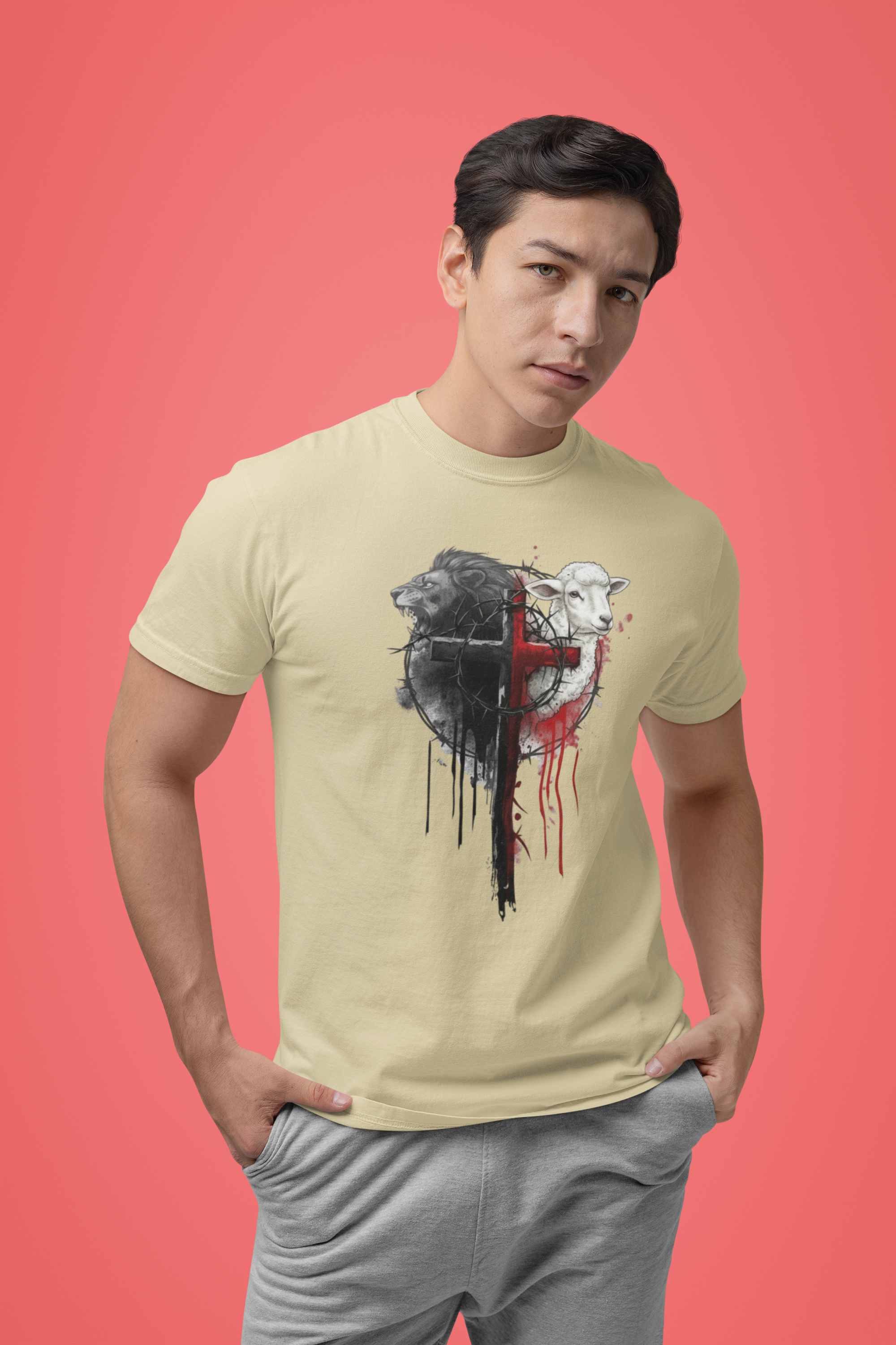 Lion & Lamb - Unisex Supima T-Shirt