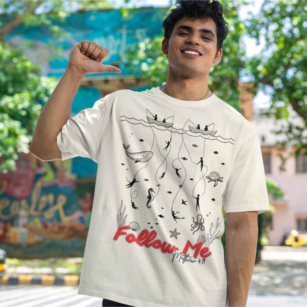 Follow Me - Unisex Oversized Classic T-Shirt