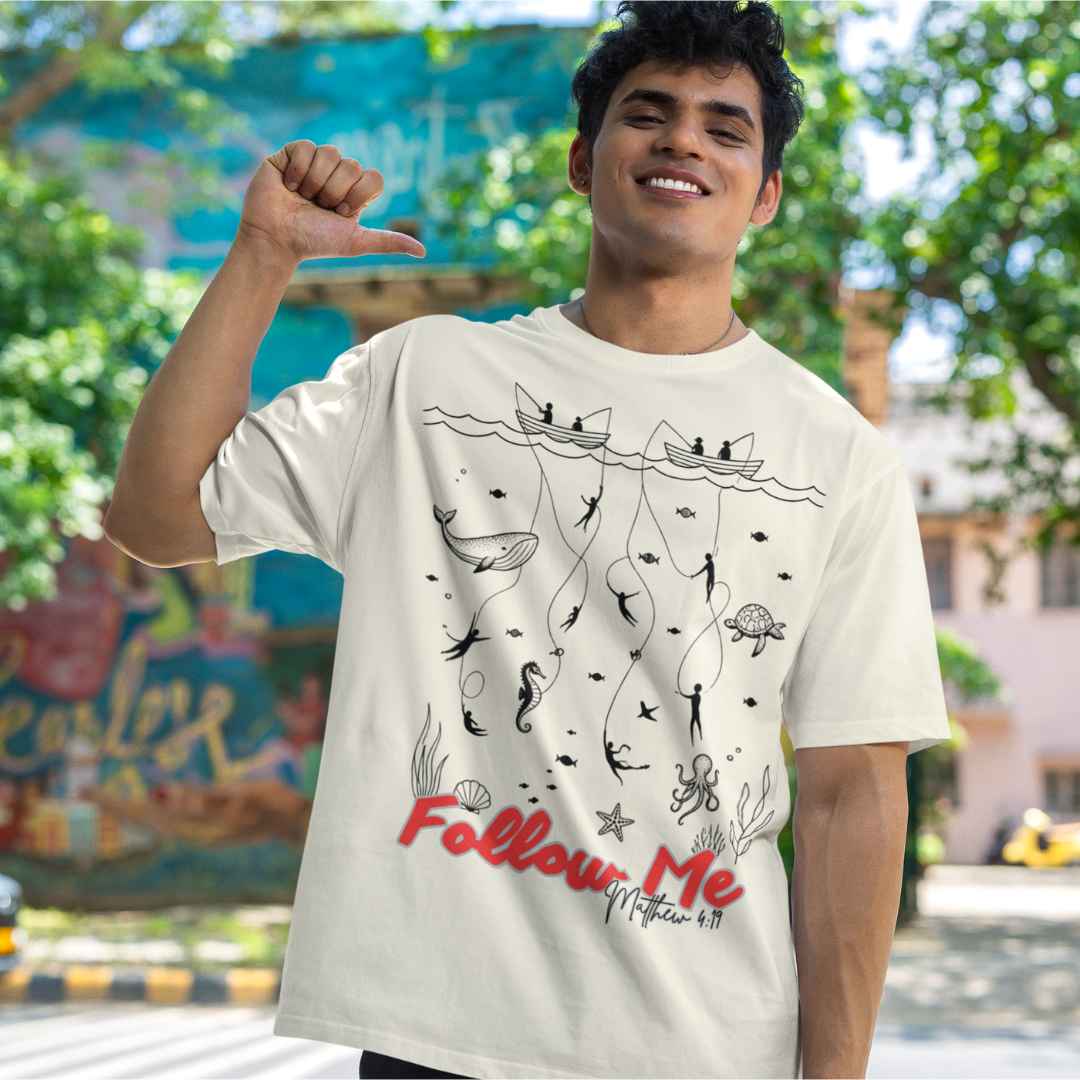 Follow Me - Unisex Oversized Classic T-Shirt