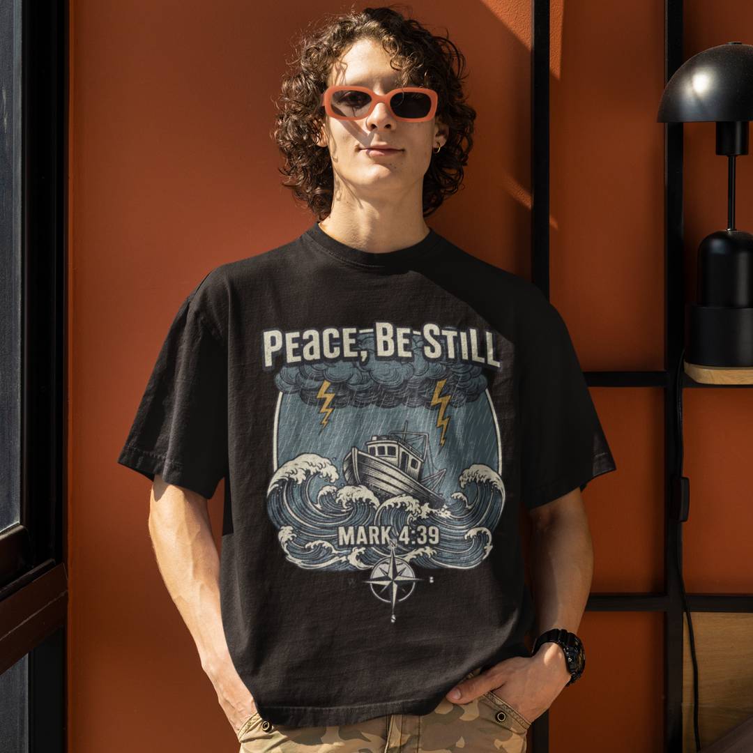 Peace Be Still - D2 - Unisex Oversized Classic T-Shirt