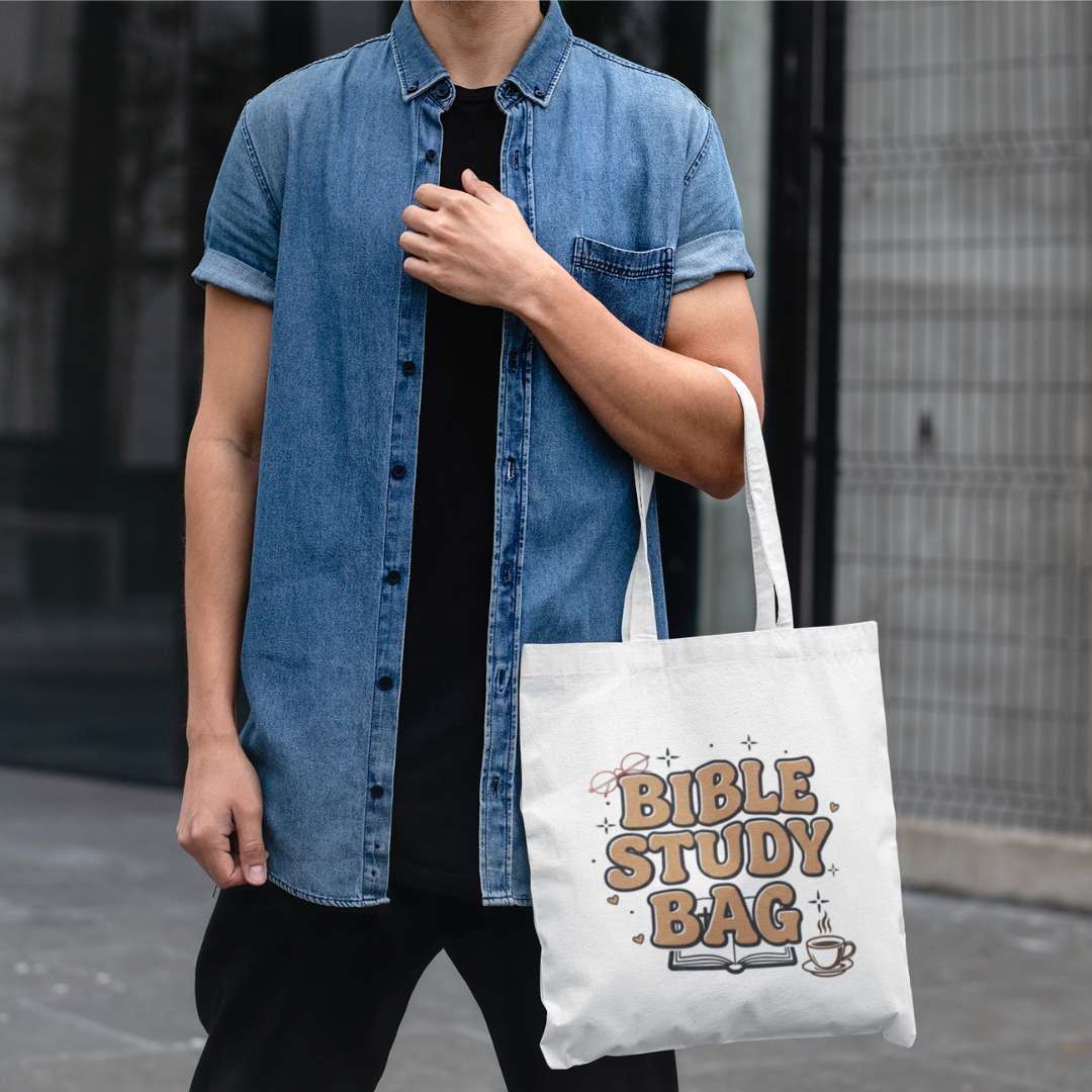 Bible Study Bag D2 - Essential Signature Tote Bag (with Zipper)