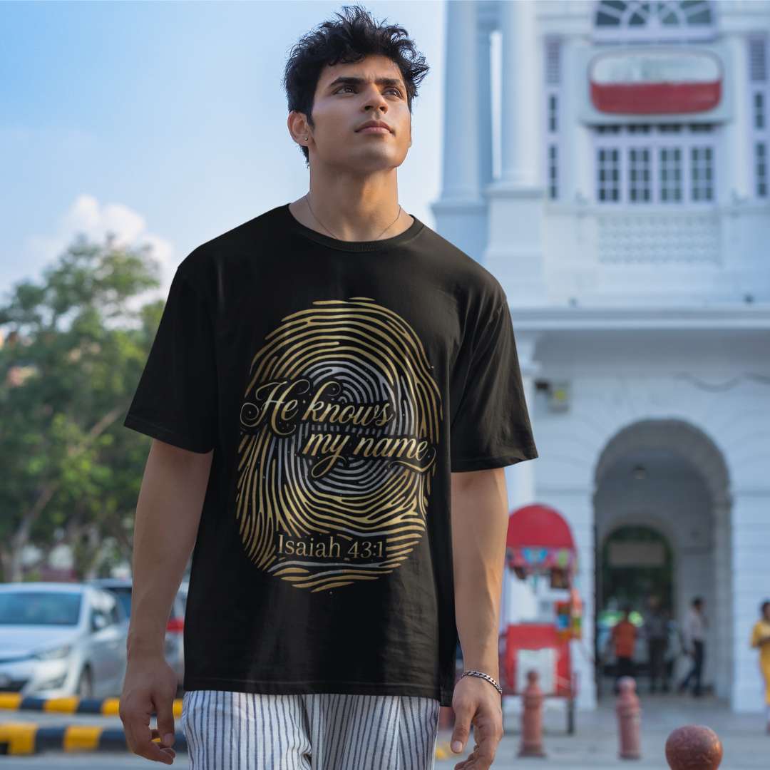 He Knows My Name - Unisex Oversized Classic T-Shirt