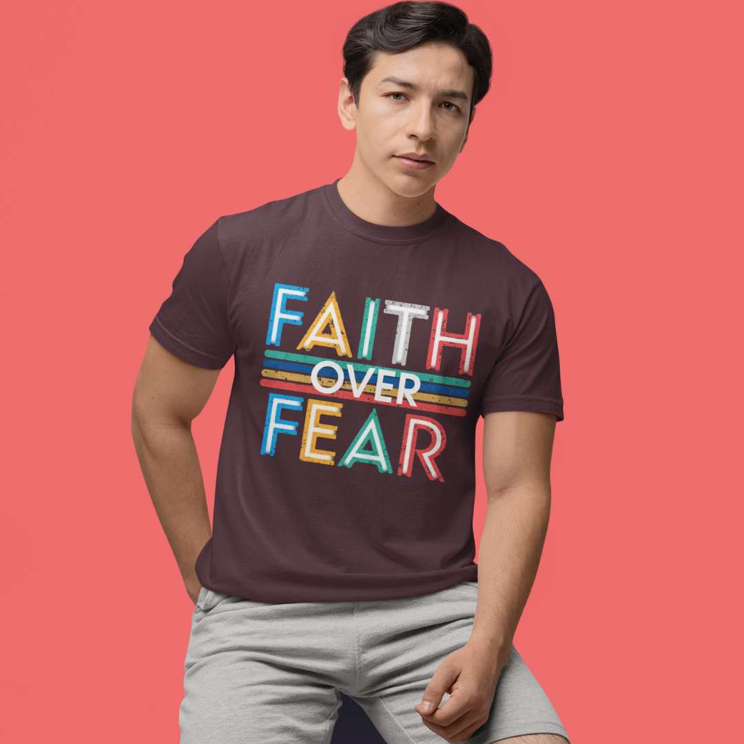 Faith Over Fear - Unisex Supima T-Shirt