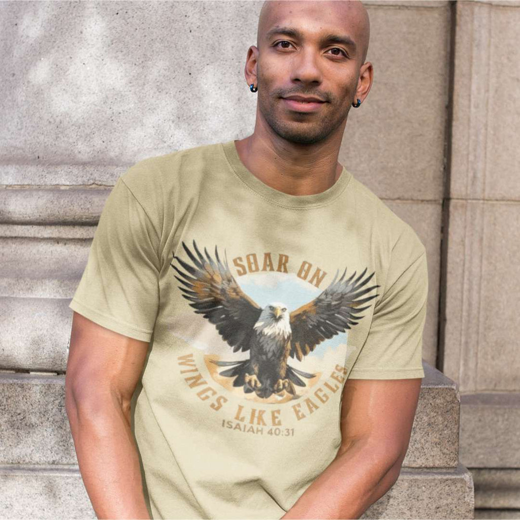 Soar On Wings Like Eagles - Unisex Supima T-Shirt